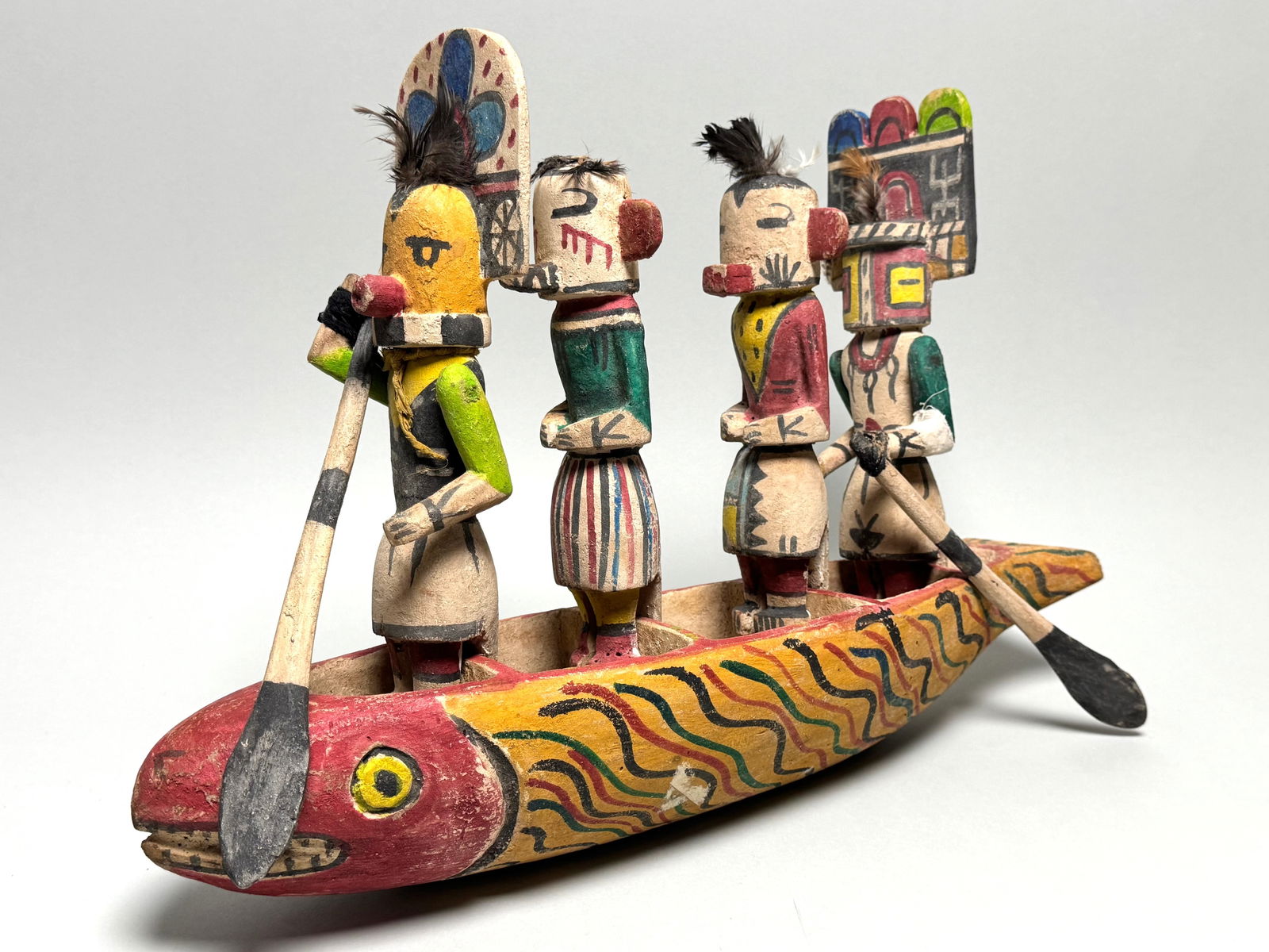 Canoe - wood - Zuni - New Mexico USA (1 of 14)