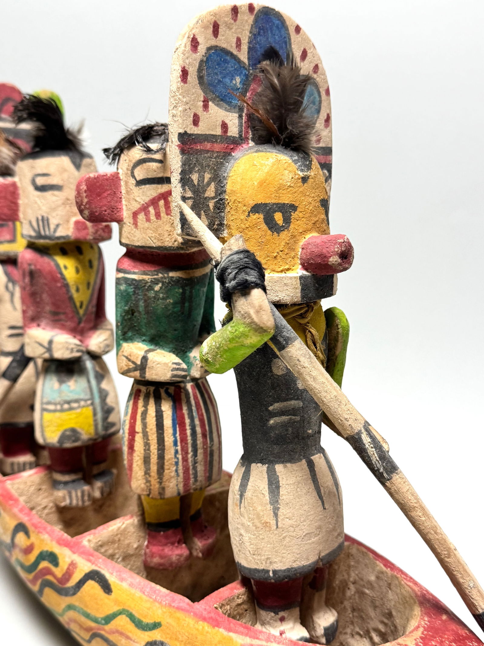 Canoe - wood - Zuni - New Mexico USA - 8