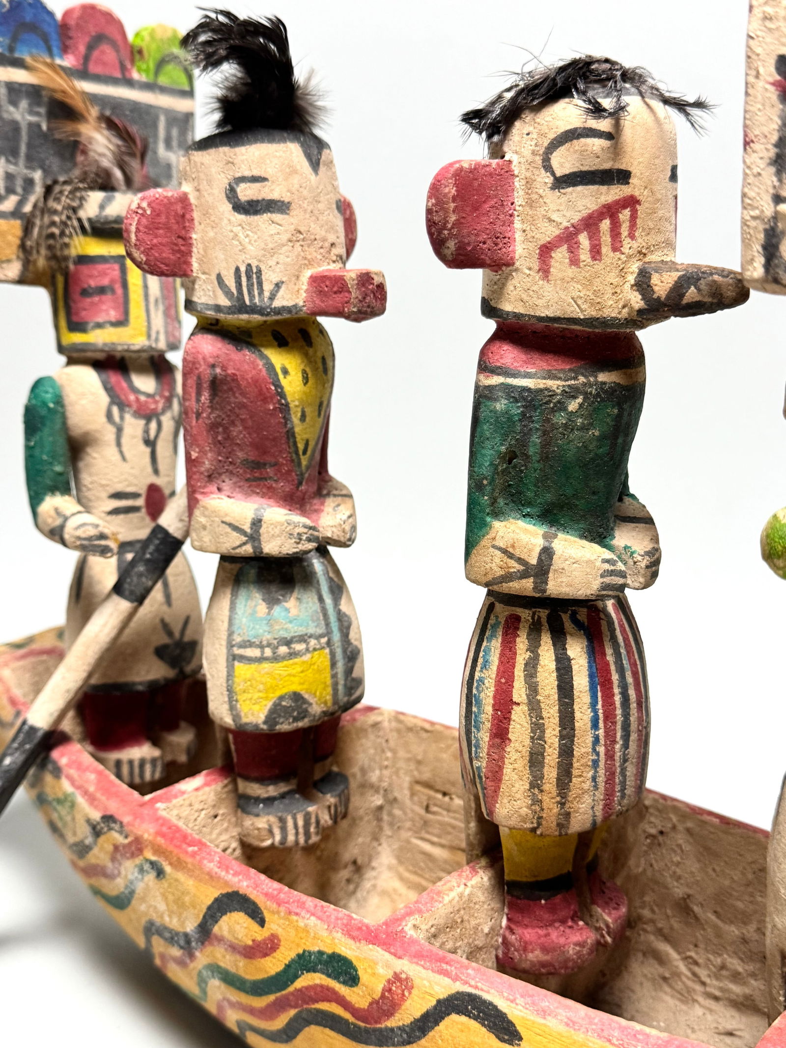 Canoe - wood - Zuni - New Mexico USA - 9