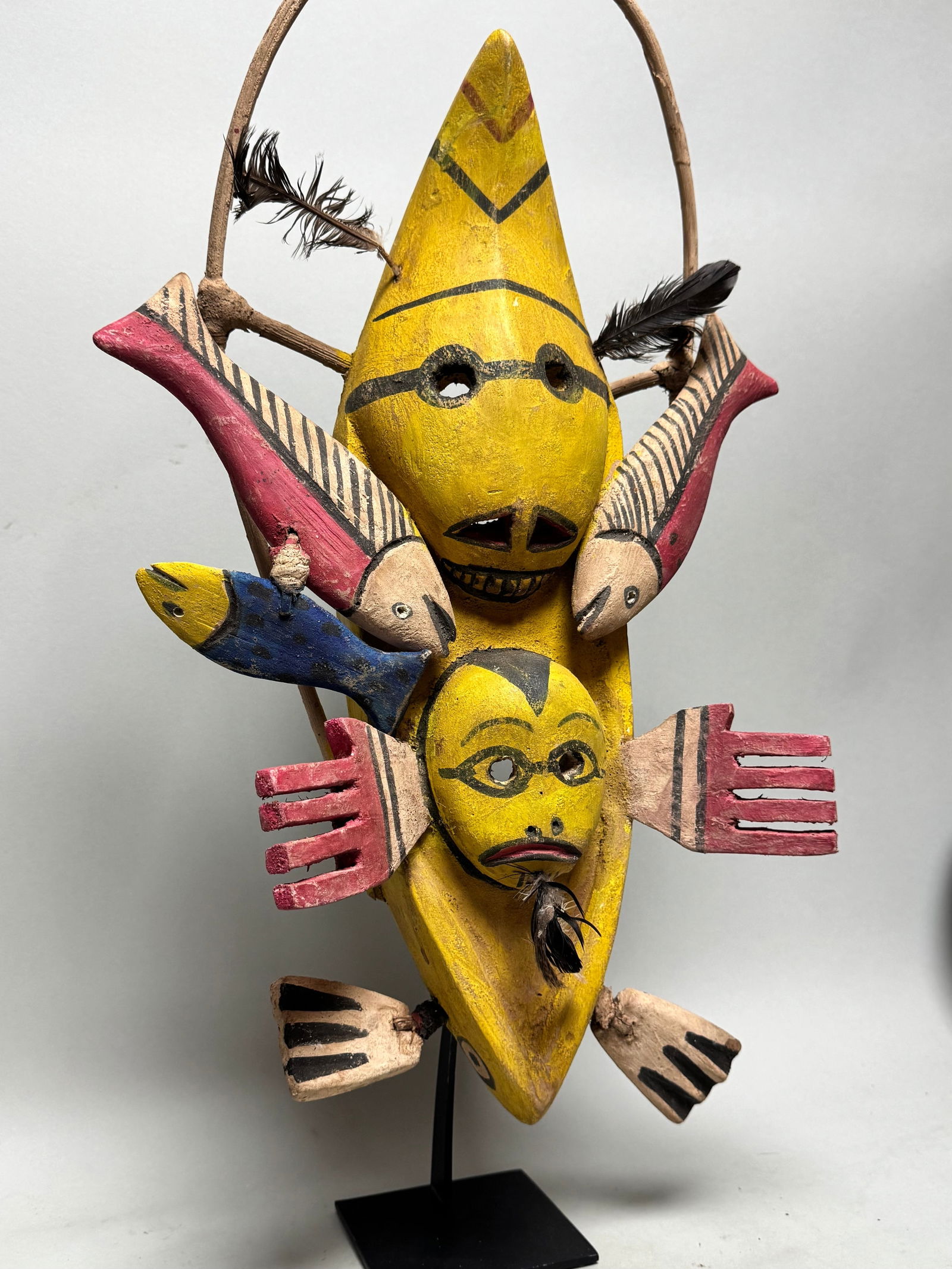 Inuit Eskimo Mask Alaska -Yupik - 3