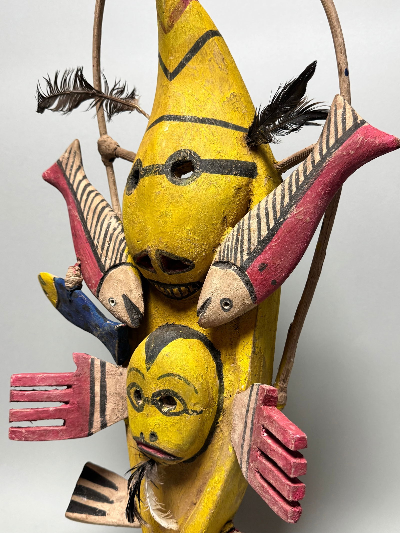 Inuit Eskimo Mask Alaska -Yupik - 4