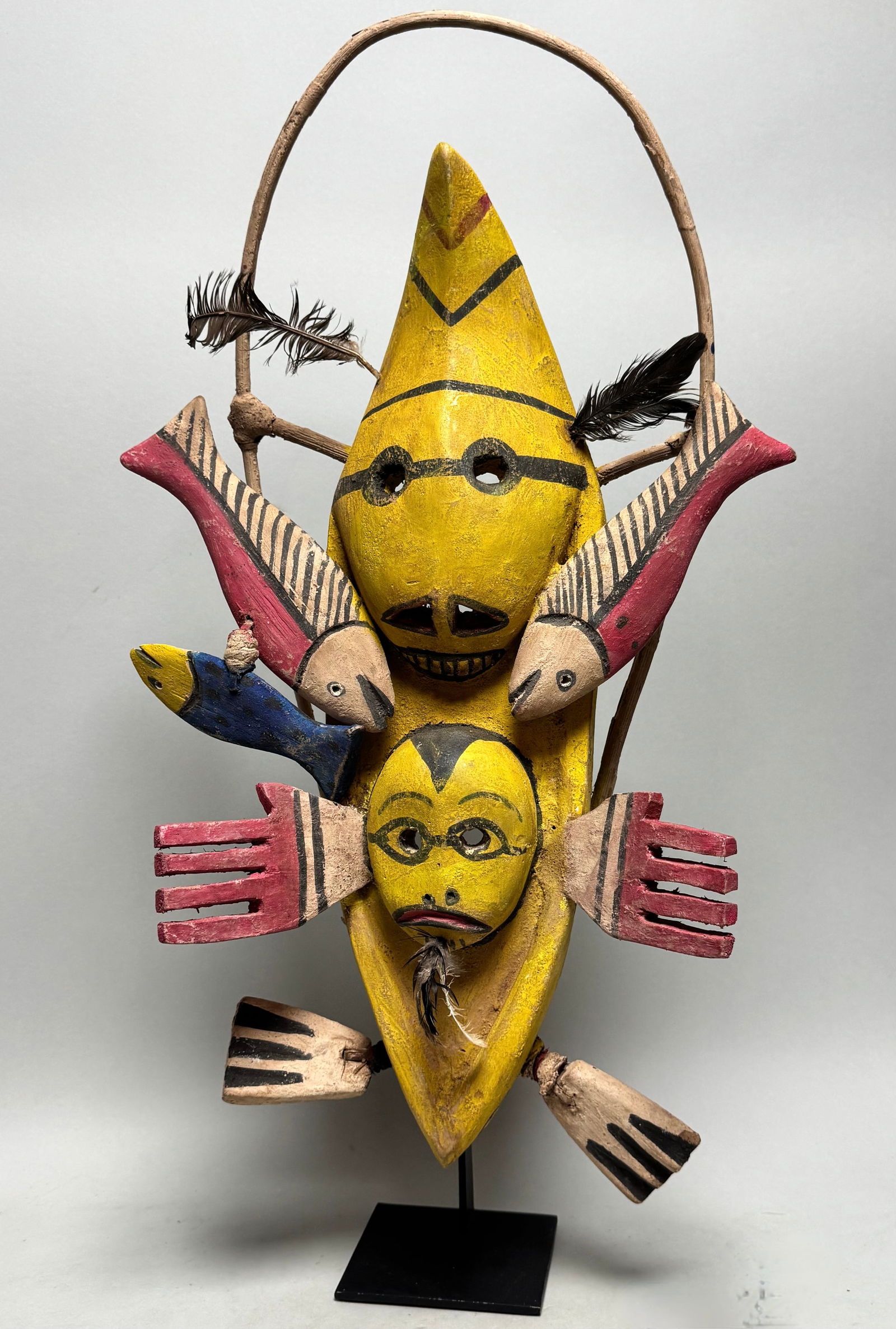 Inuit Eskimo Mask Alaska -Yupik - 6