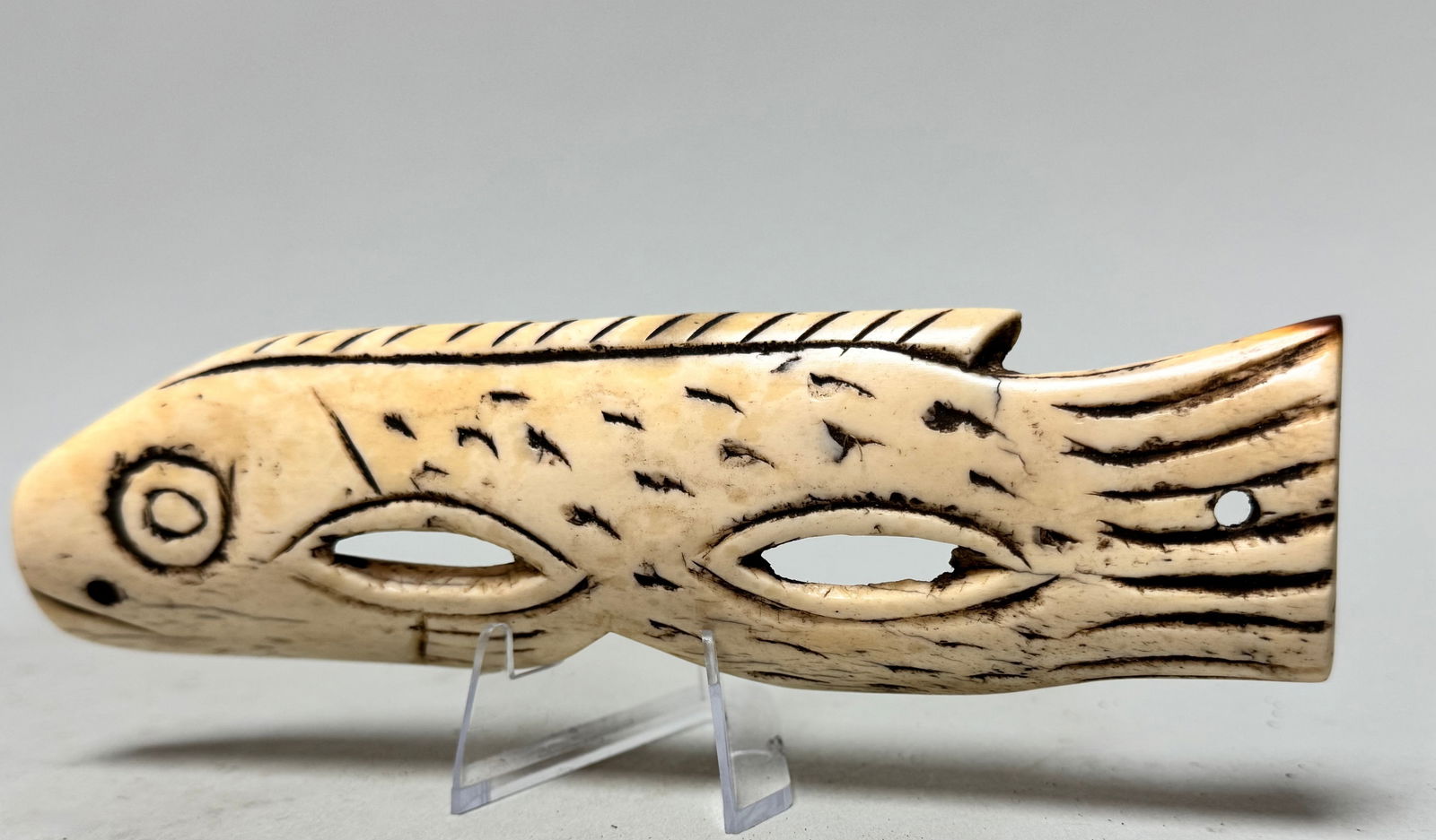 Eskimo Snow goggles - Bone - INUIT - Alaska - 2