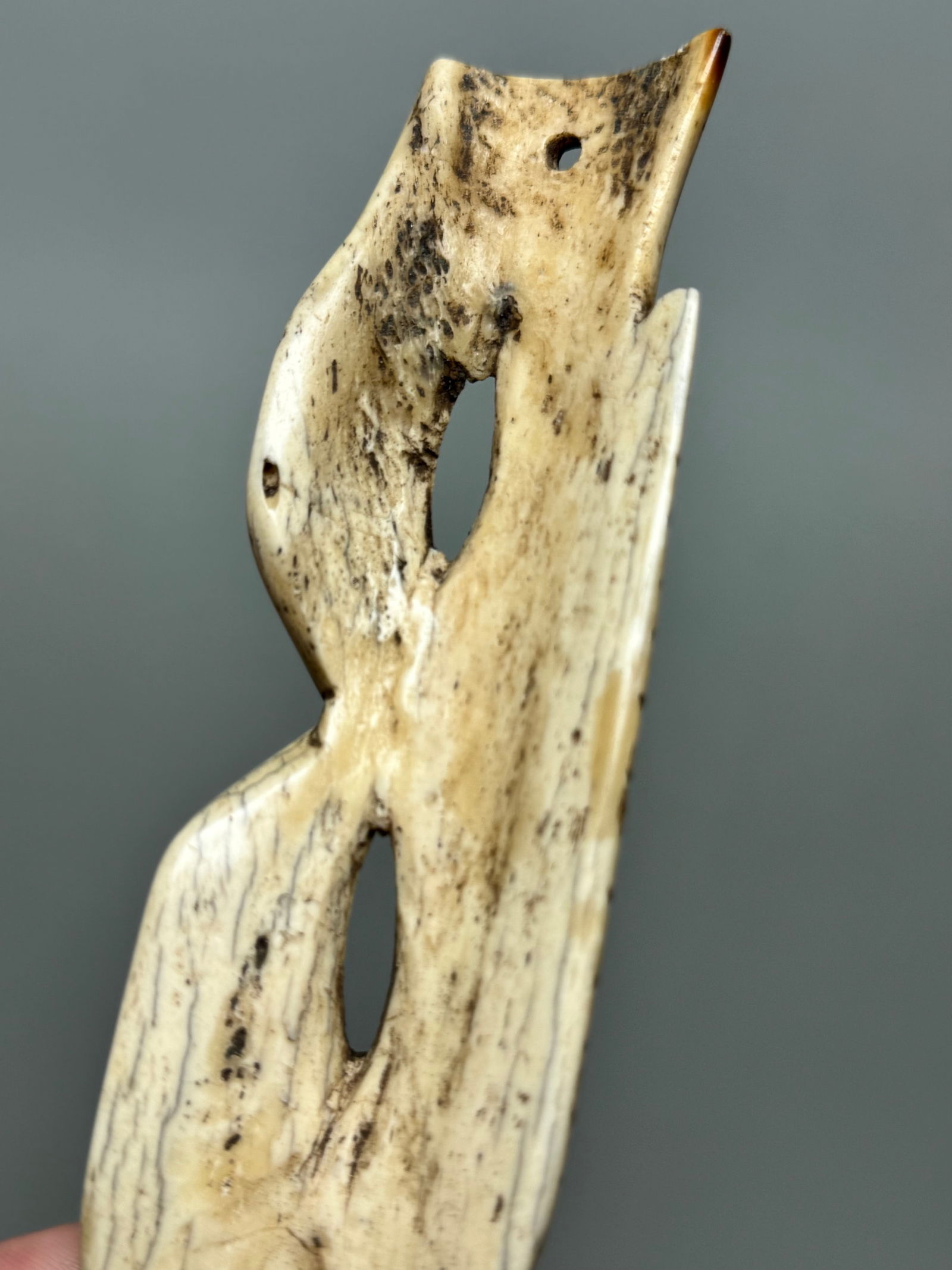 Eskimo Snow goggles - Bone - INUIT - Alaska - 5