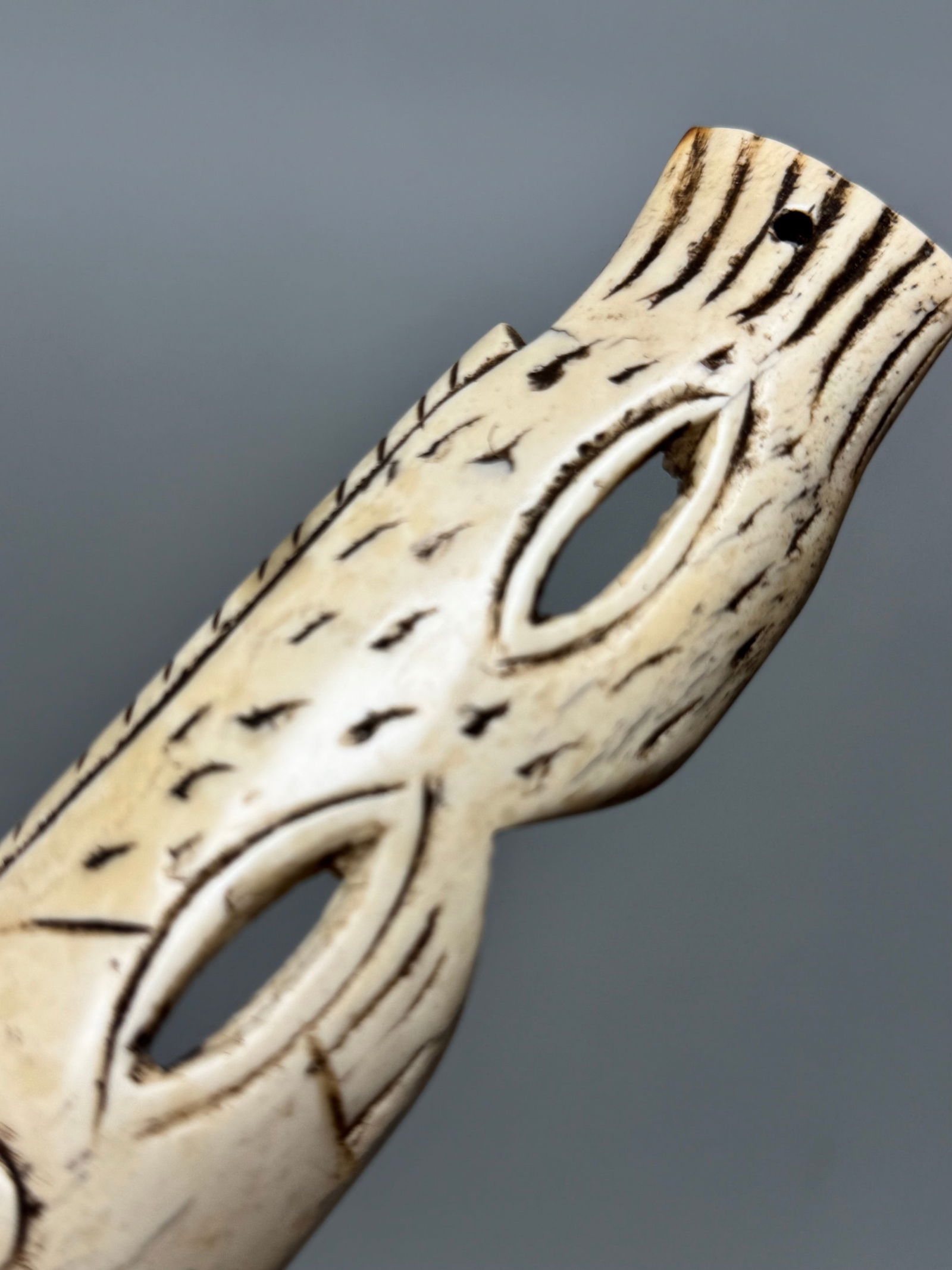 Eskimo Snow goggles - Bone - INUIT - Alaska - 6