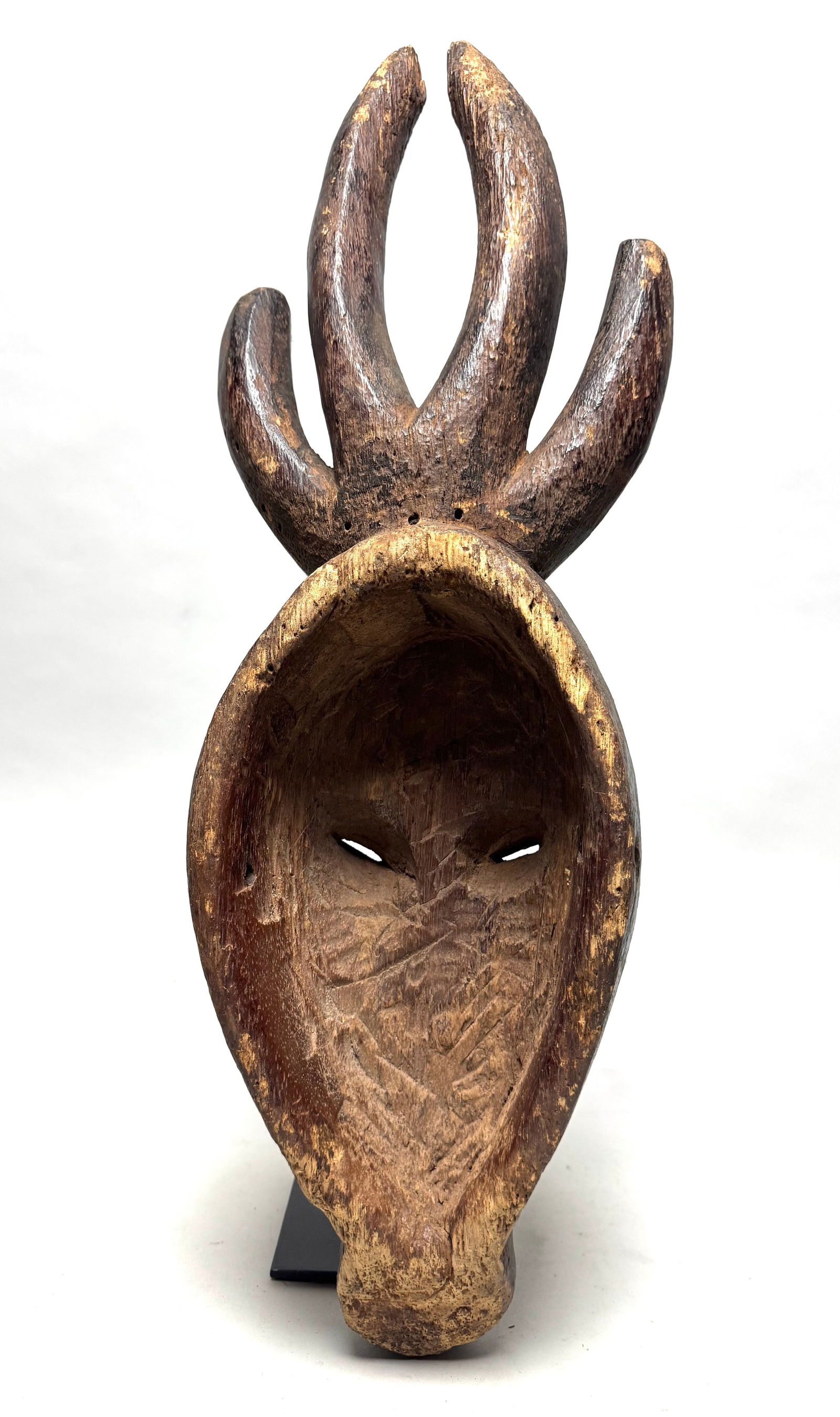 Antelope mask - Wood - Kwele - Gabon - 60 cm - 11