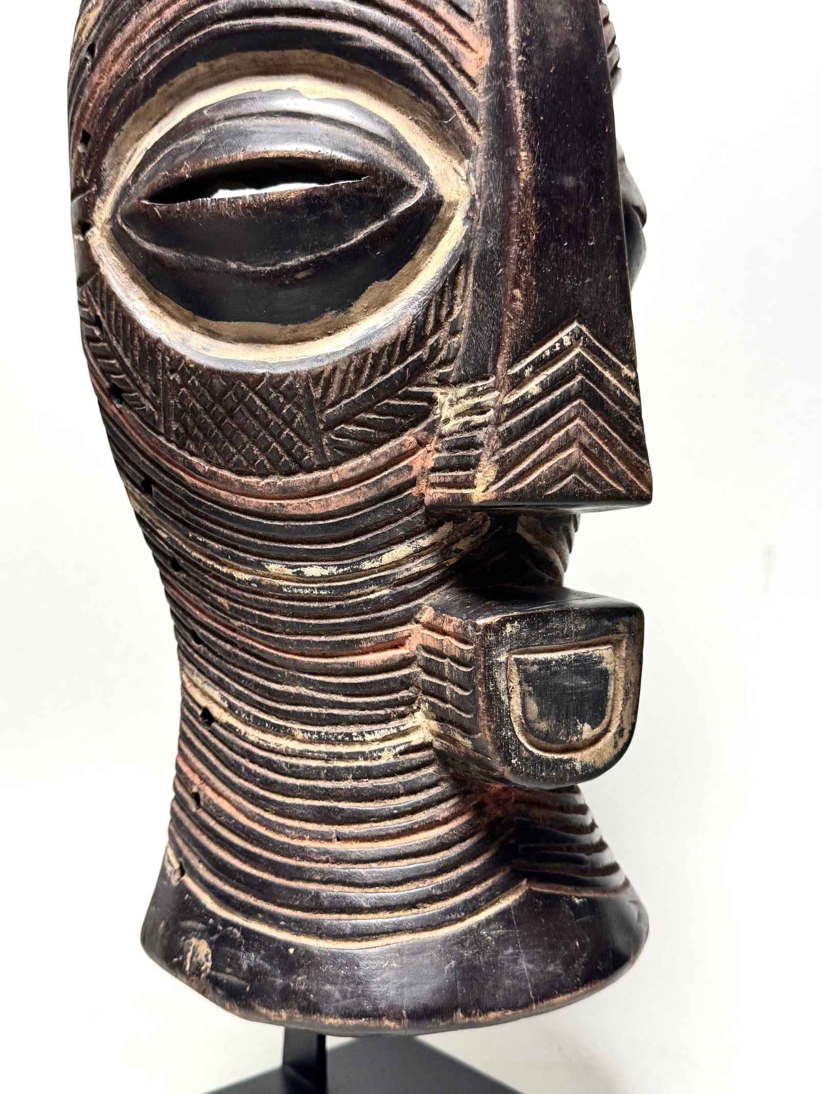 War Mask - Wood - Kifwebe - DR Congo - 4