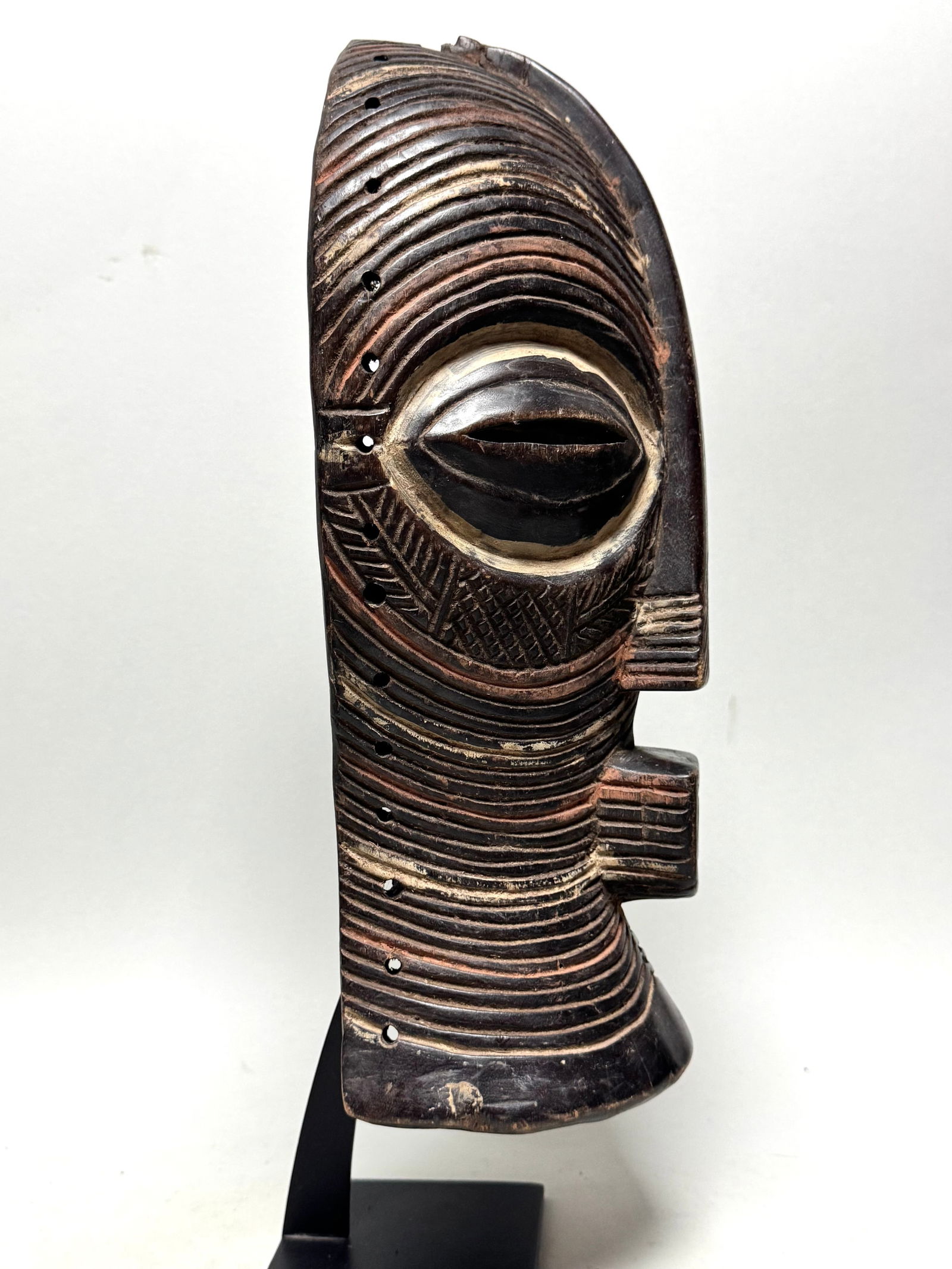 War Mask - Wood - Kifwebe - DR Congo - 6