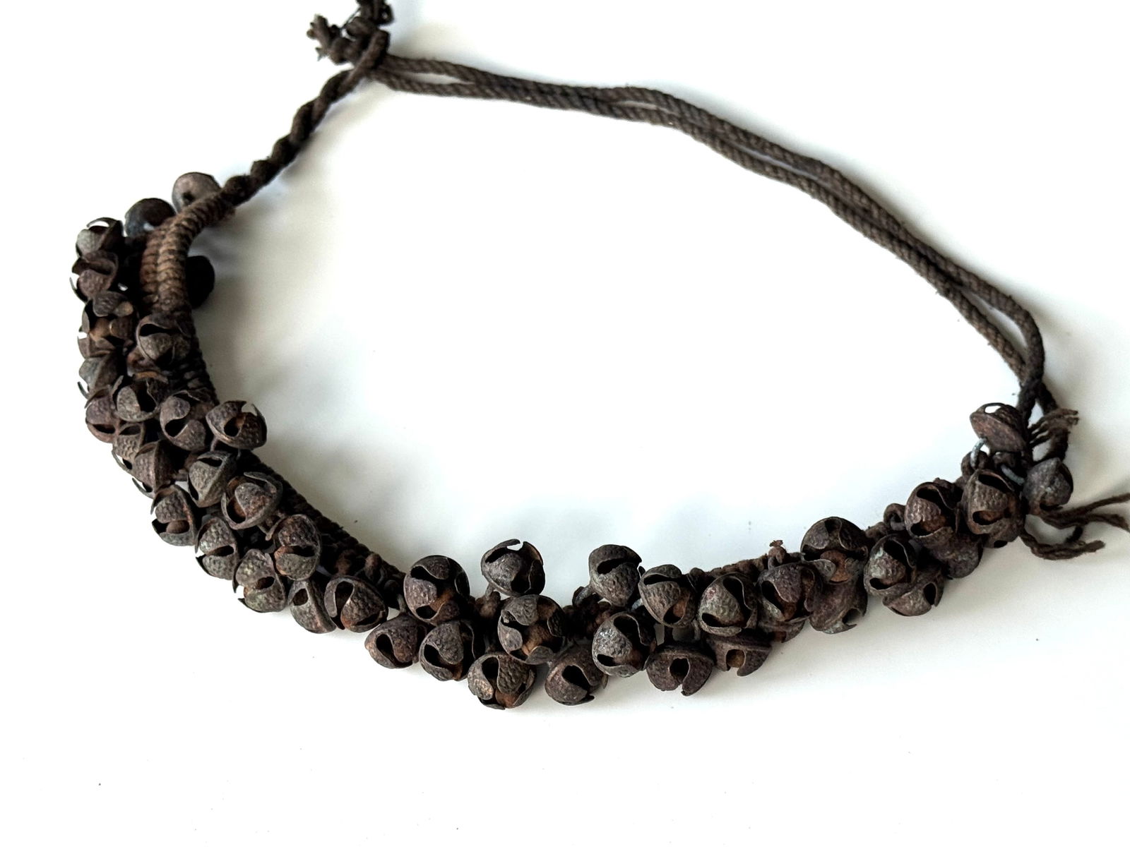 India Traditional Brass Ghungroo Bells necklace. - 2