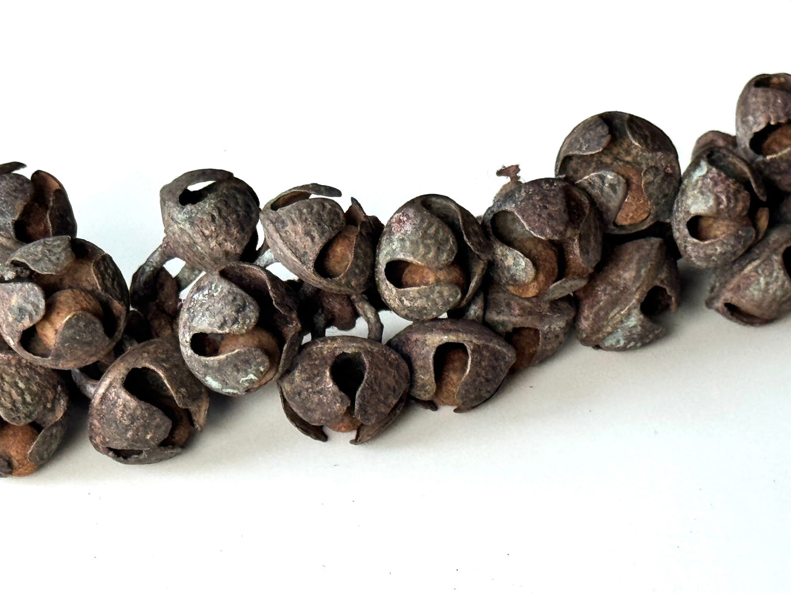 India Traditional Brass Ghungroo Bells necklace. - 4