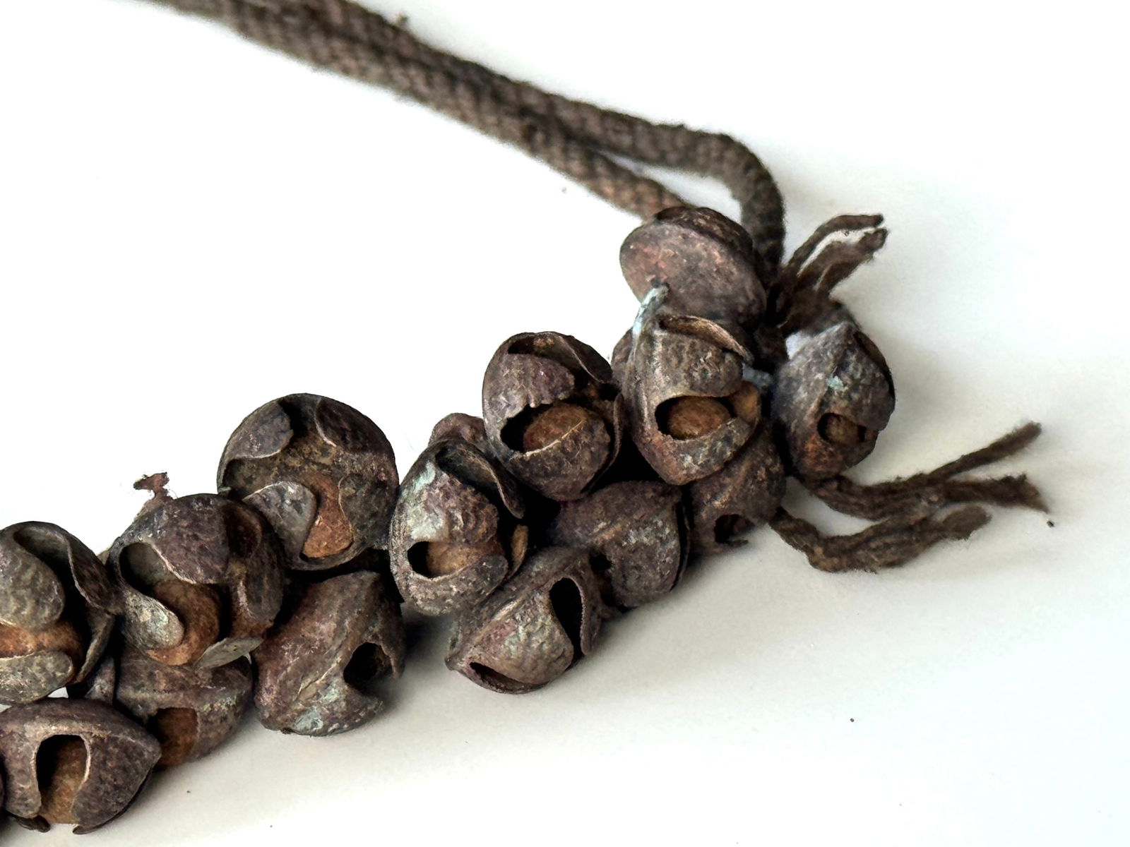 India Traditional Brass Ghungroo Bells necklace. - 5