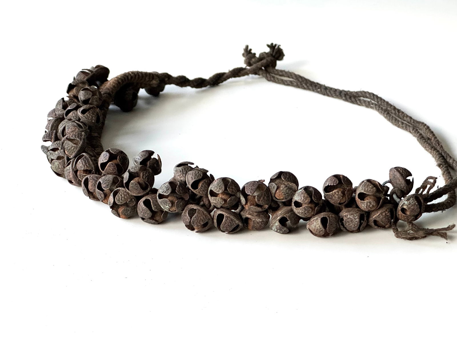 India Traditional Brass Ghungroo Bells necklace. - 6