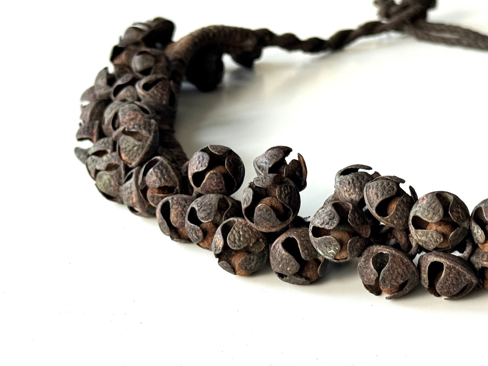 India Traditional Brass Ghungroo Bells necklace. - 7