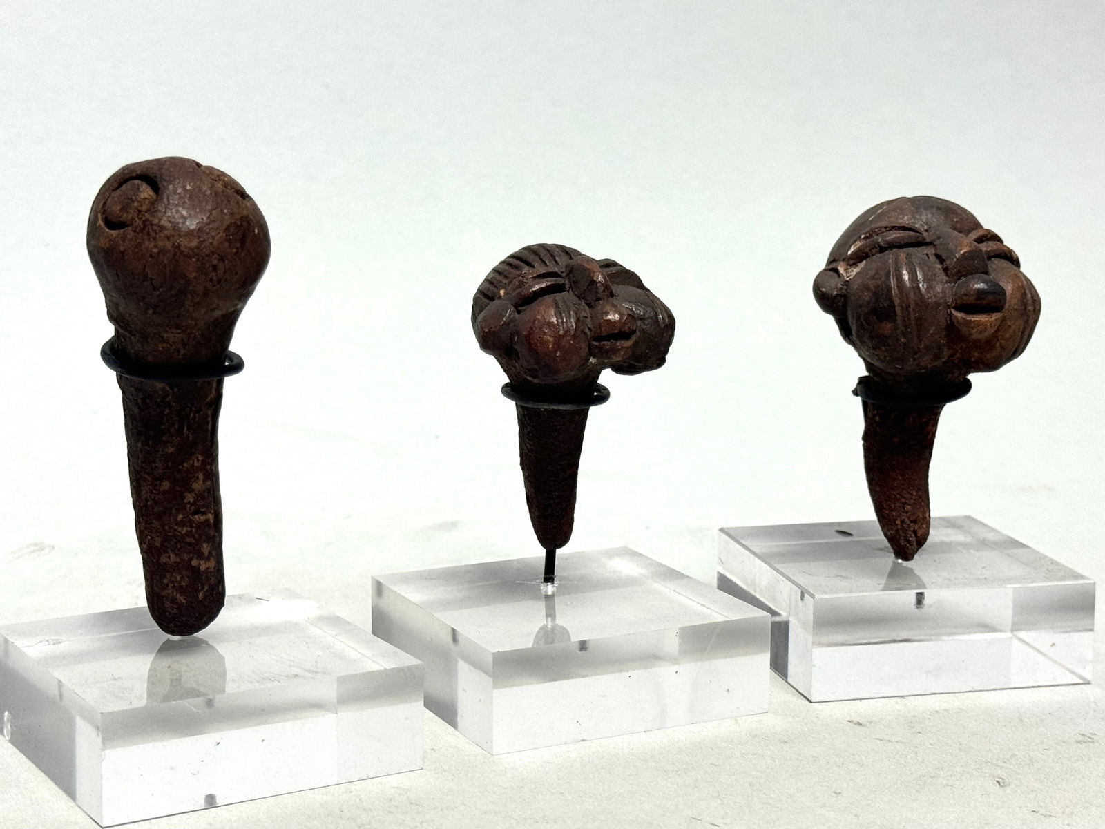 African terracotta prestige amulets of the Bamoun tribe - 6