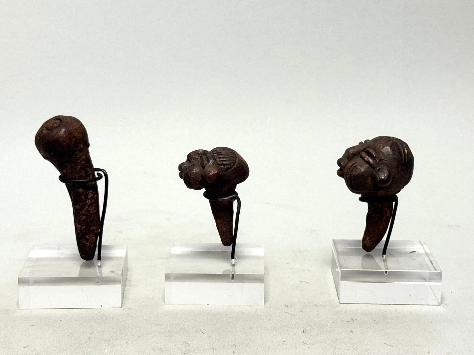 African terracotta prestige amulets of the Bamoun tribe - 9