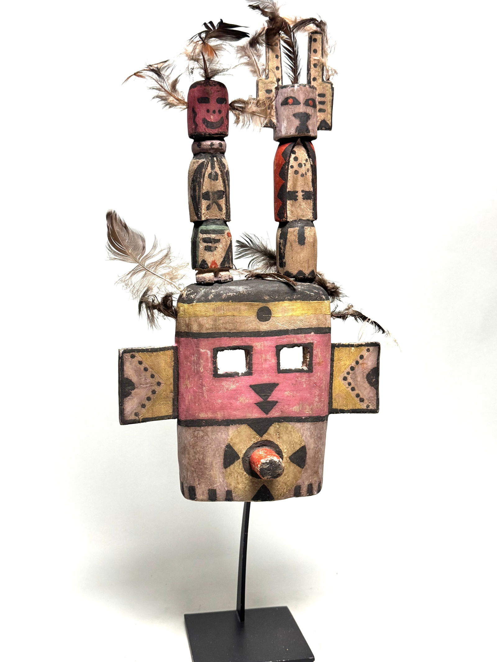 Ancient Zuni mask - New Mexico, USA - 2