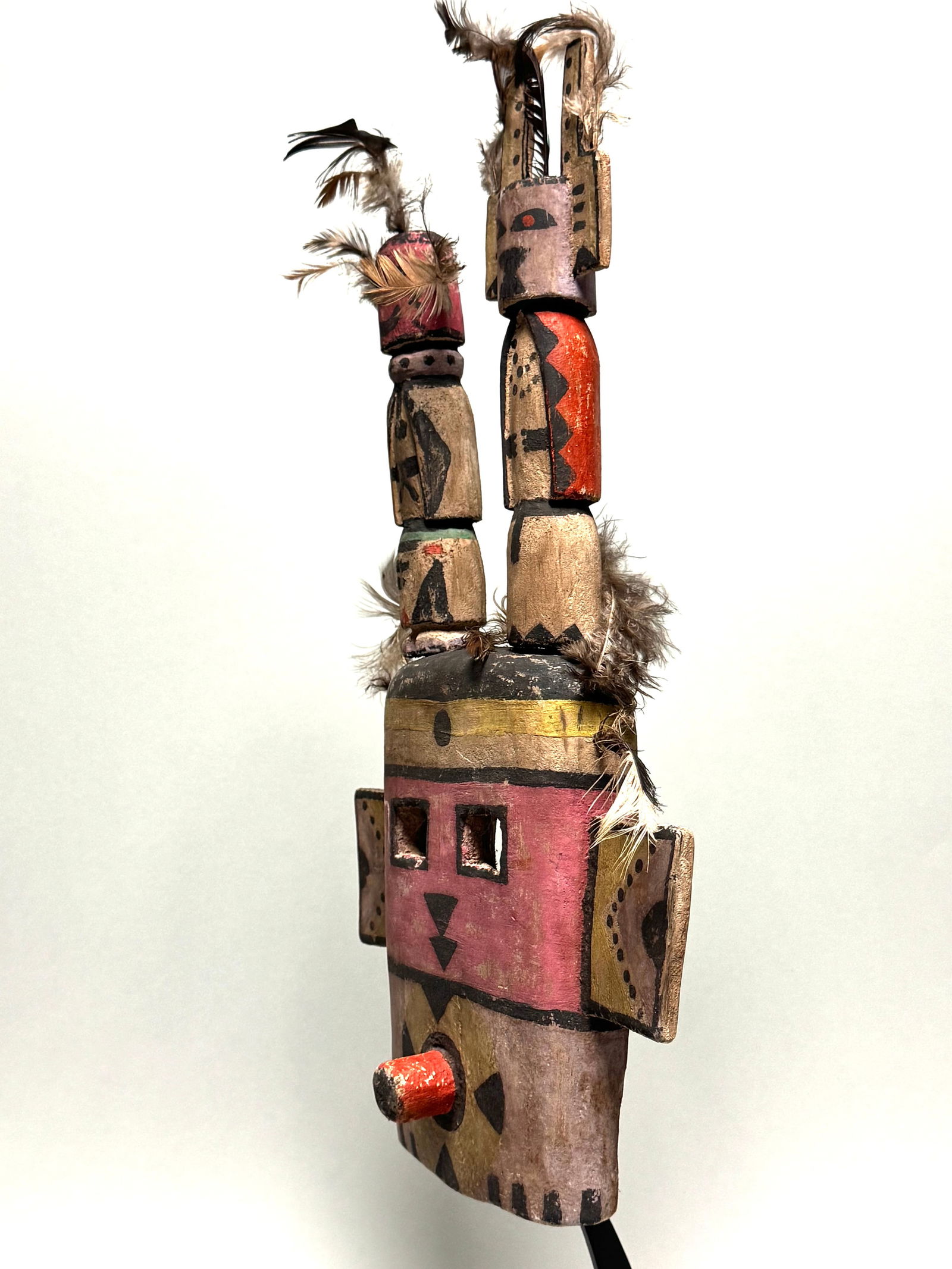 Ancient Zuni mask - New Mexico, USA - 8