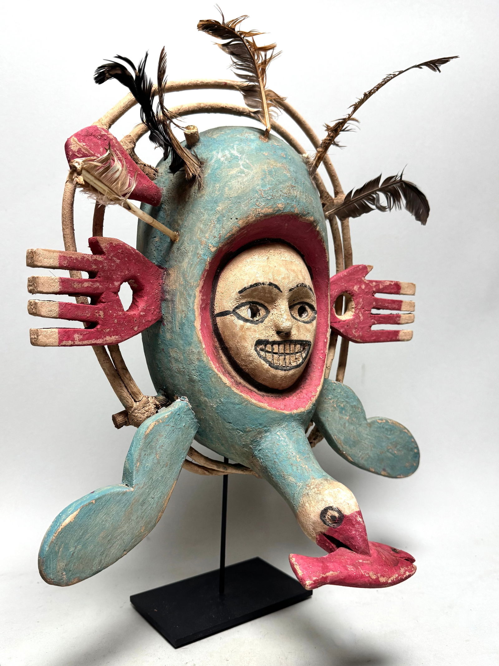 Inuit Eskimo Mask Alaska -Yupik - 3