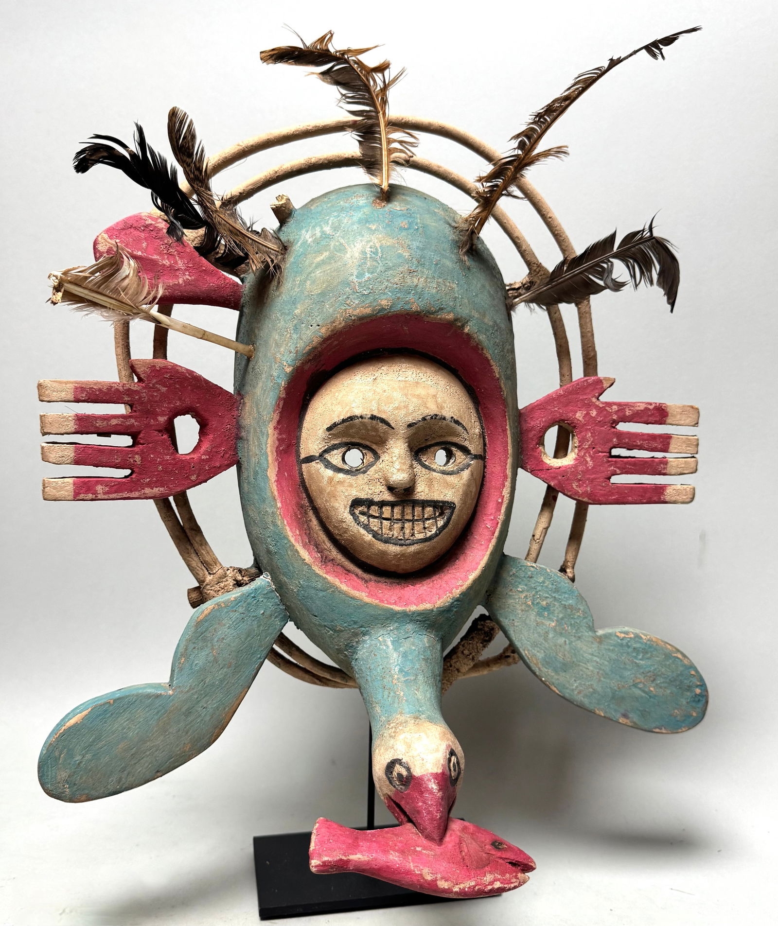 Inuit Eskimo Mask Alaska -Yupik - 4