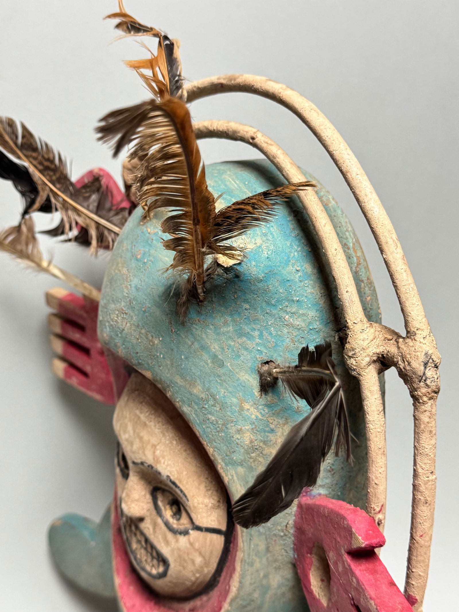 Inuit Eskimo Mask Alaska -Yupik - 9