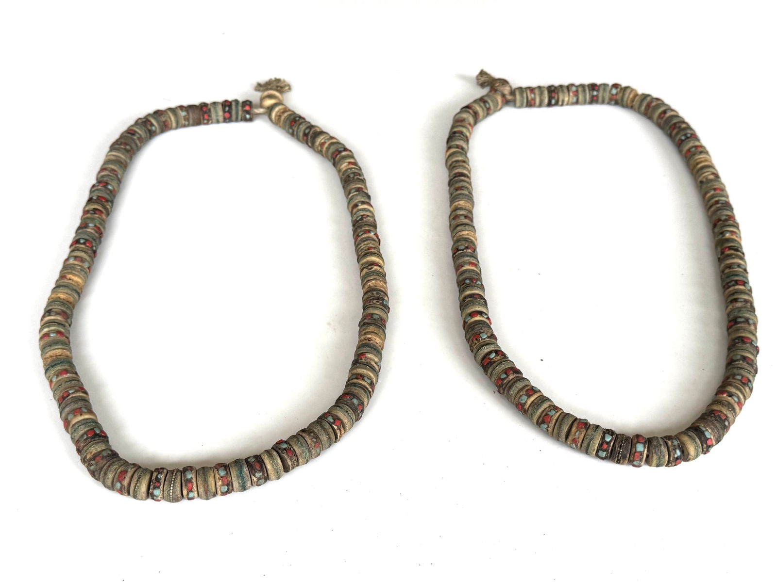 Buddhist rosary/Prayer Beads necklace - Yak bone - Nepal - second half 20th century - 11