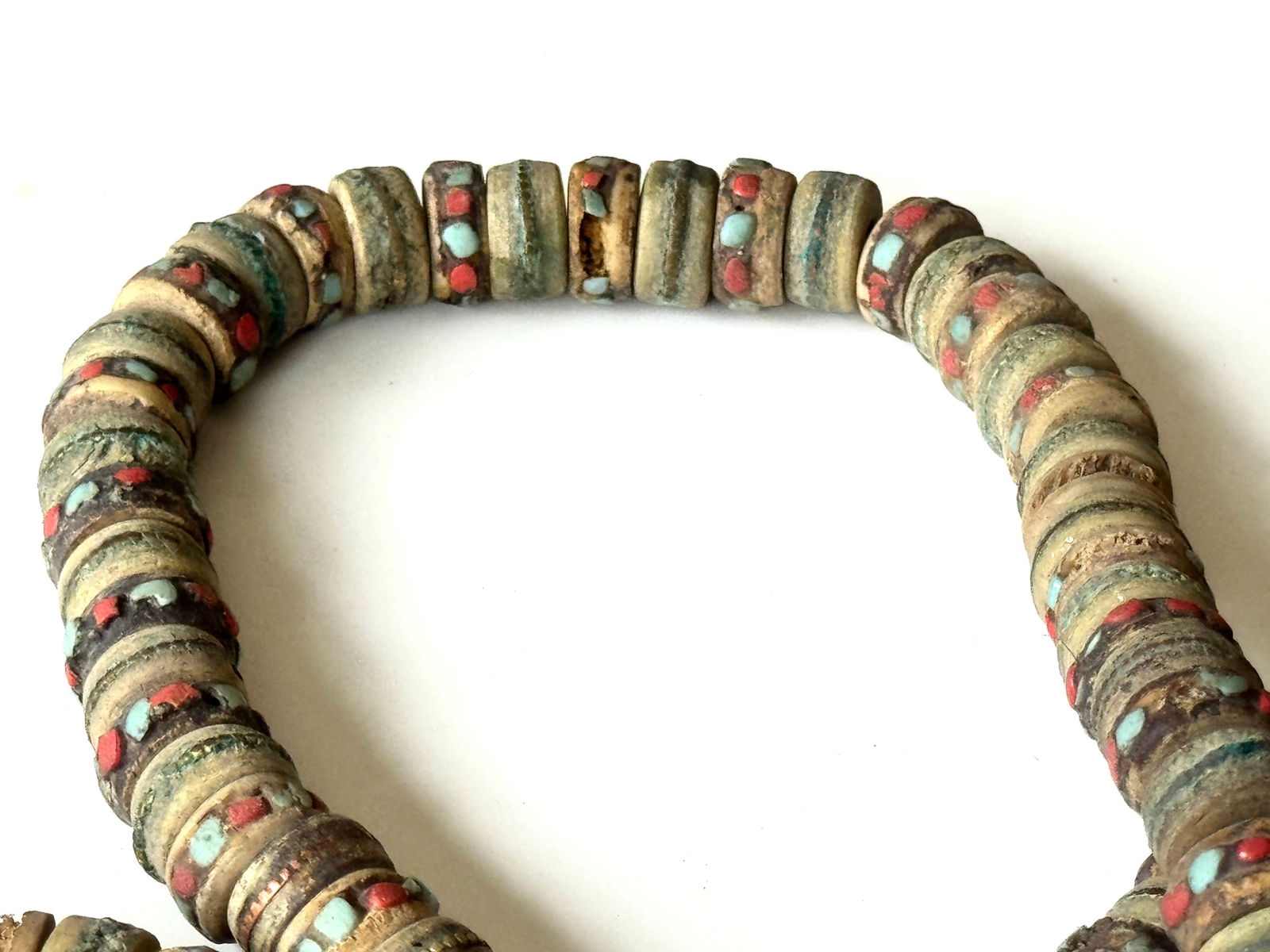 Buddhist rosary/Prayer Beads necklace - Yak bone - Nepal - second half 20th century - 5