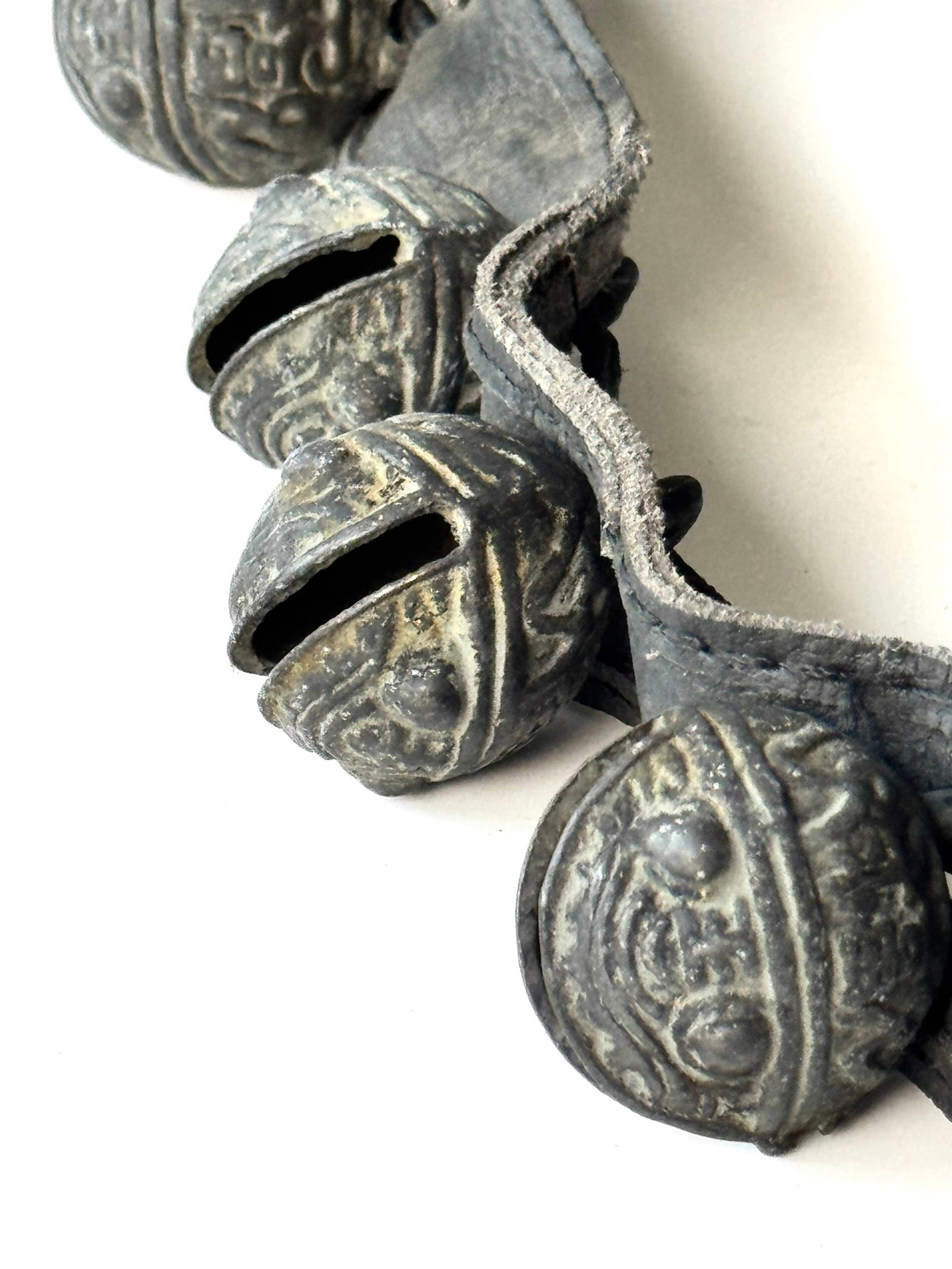 Bronze Shaman Ceremonial Tiger Head Rattle Bell - Nepal - 7