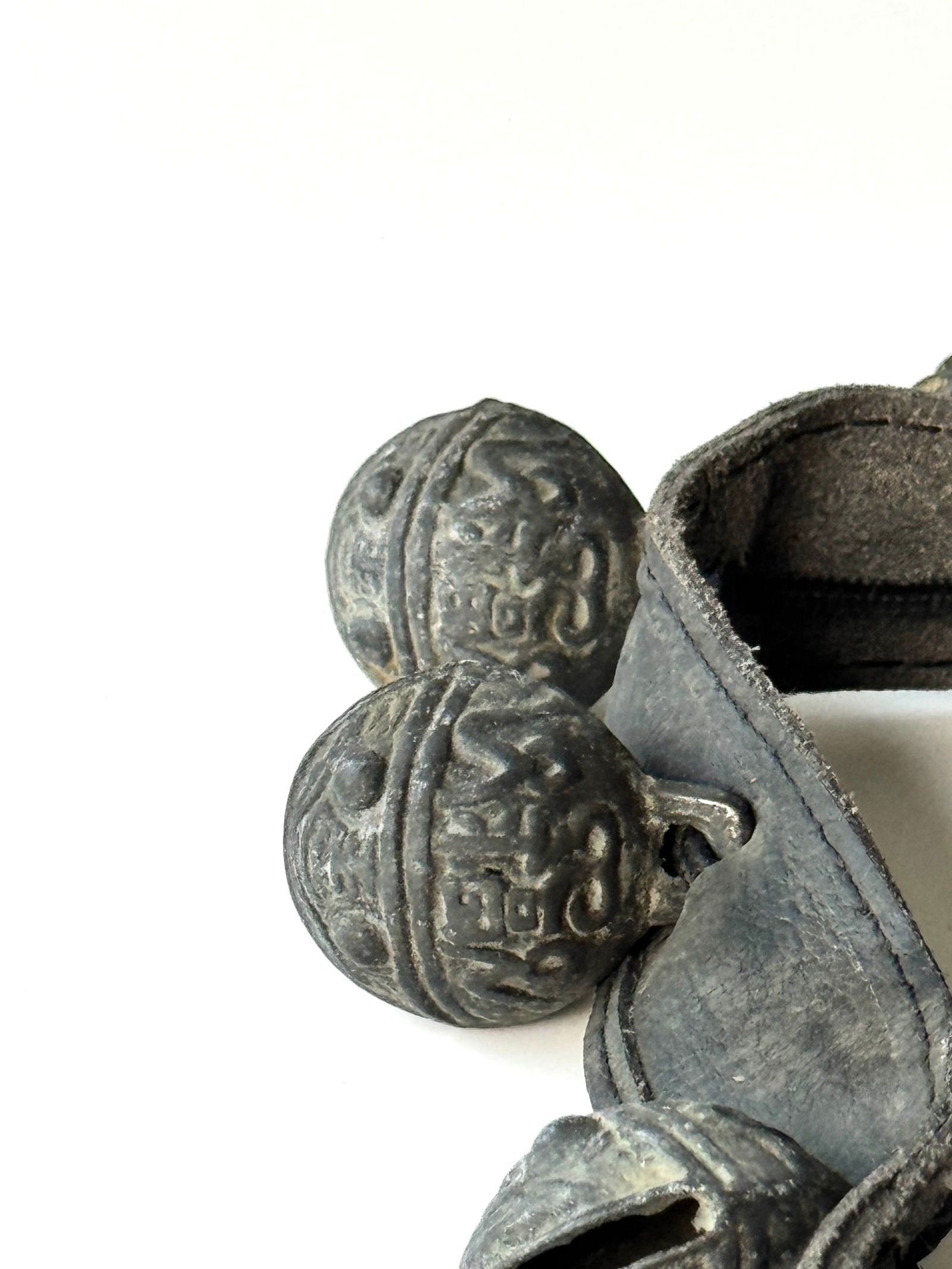 Bronze Shaman Ceremonial Tiger Head Rattle Bell - Nepal - 8