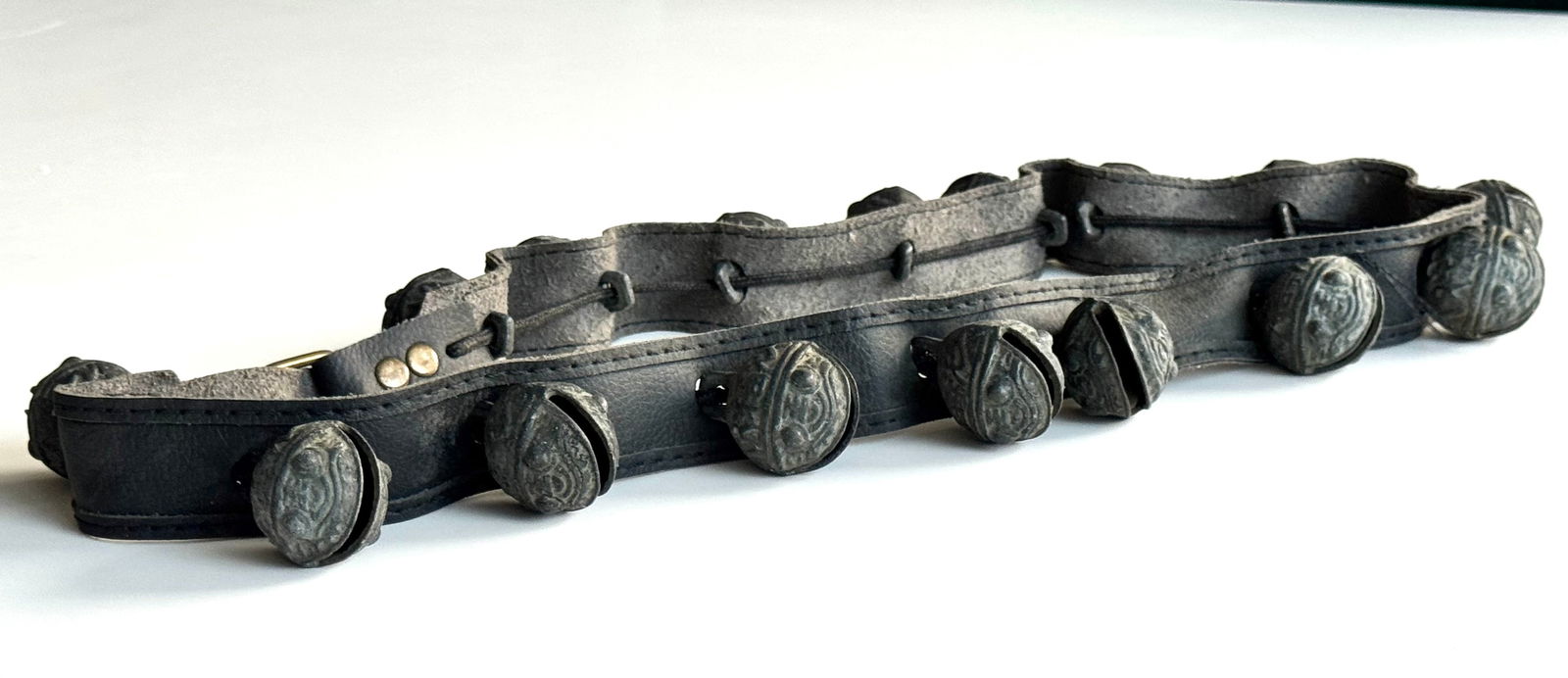 Bronze Shaman Ceremonial Tiger Head Rattle Bell - Nepal - 9