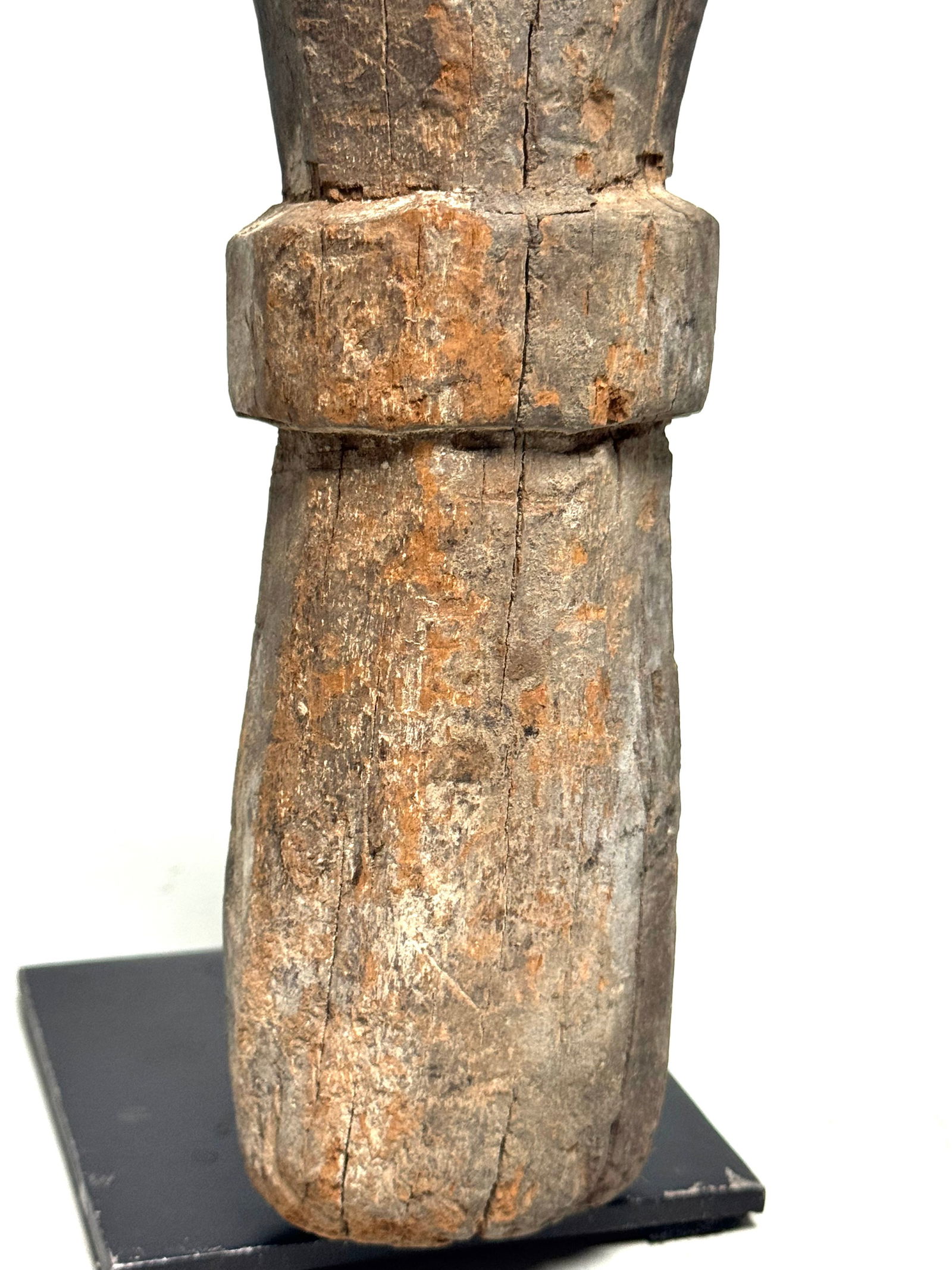 Woman figurine original Old Hand Carved - India - 3