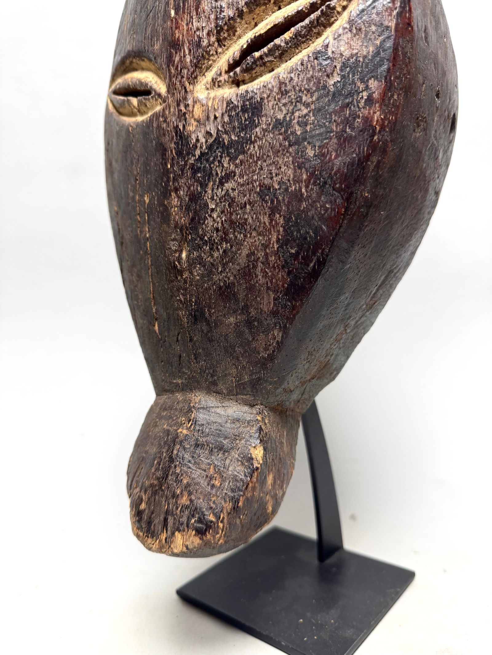 Antelope mask - Wood - Kwele - Gabon - 60 cm - 3