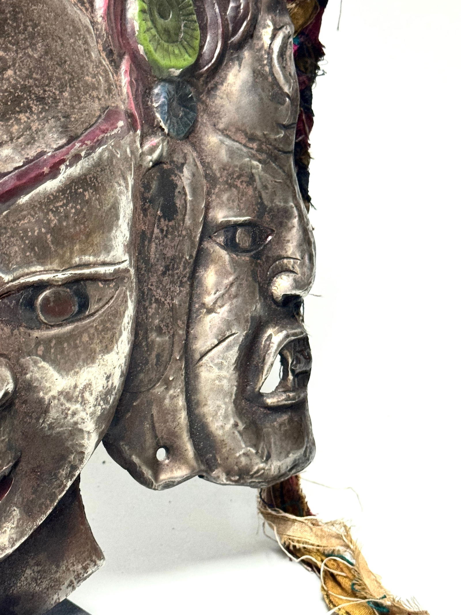 3-headed bodhisattva Buddha sculpture - 14