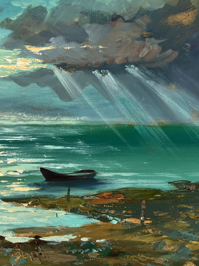 Oil painting Rays Over the Sea Yuriy Suprunchuk - 10