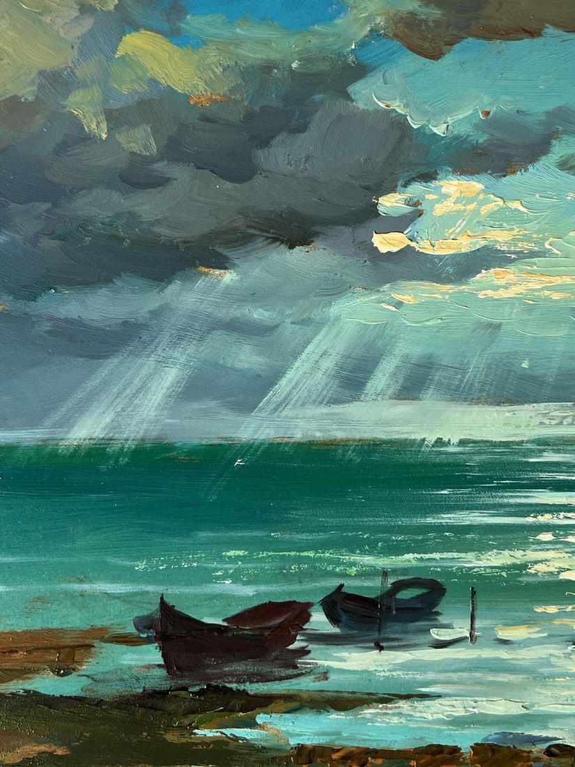 Oil painting Rays Over the Sea Yuriy Suprunchuk - 4