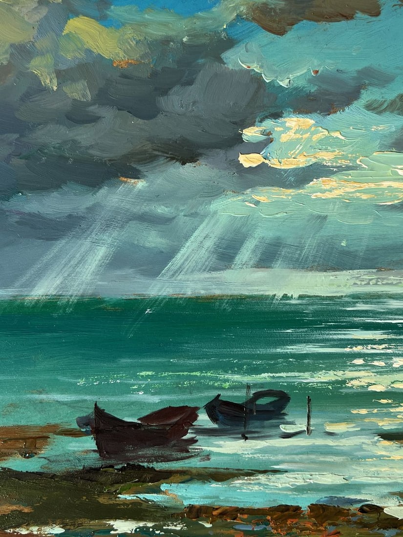 Oil painting Rays Over the Sea Yuriy Suprunchuk - 5