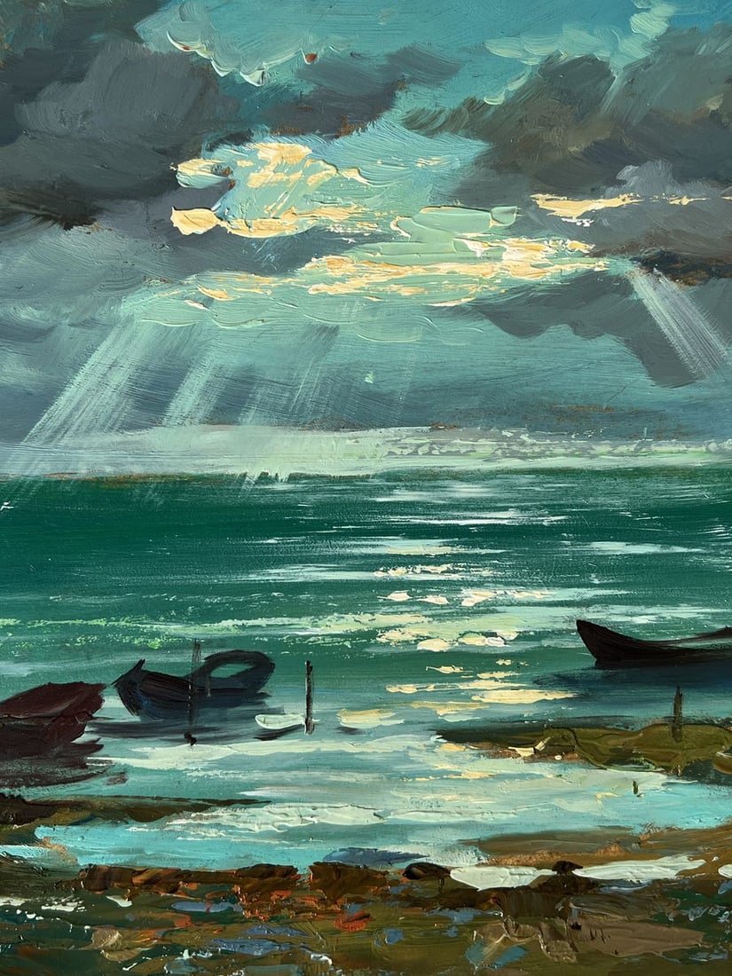 Oil painting Rays Over the Sea Yuriy Suprunchuk - 7