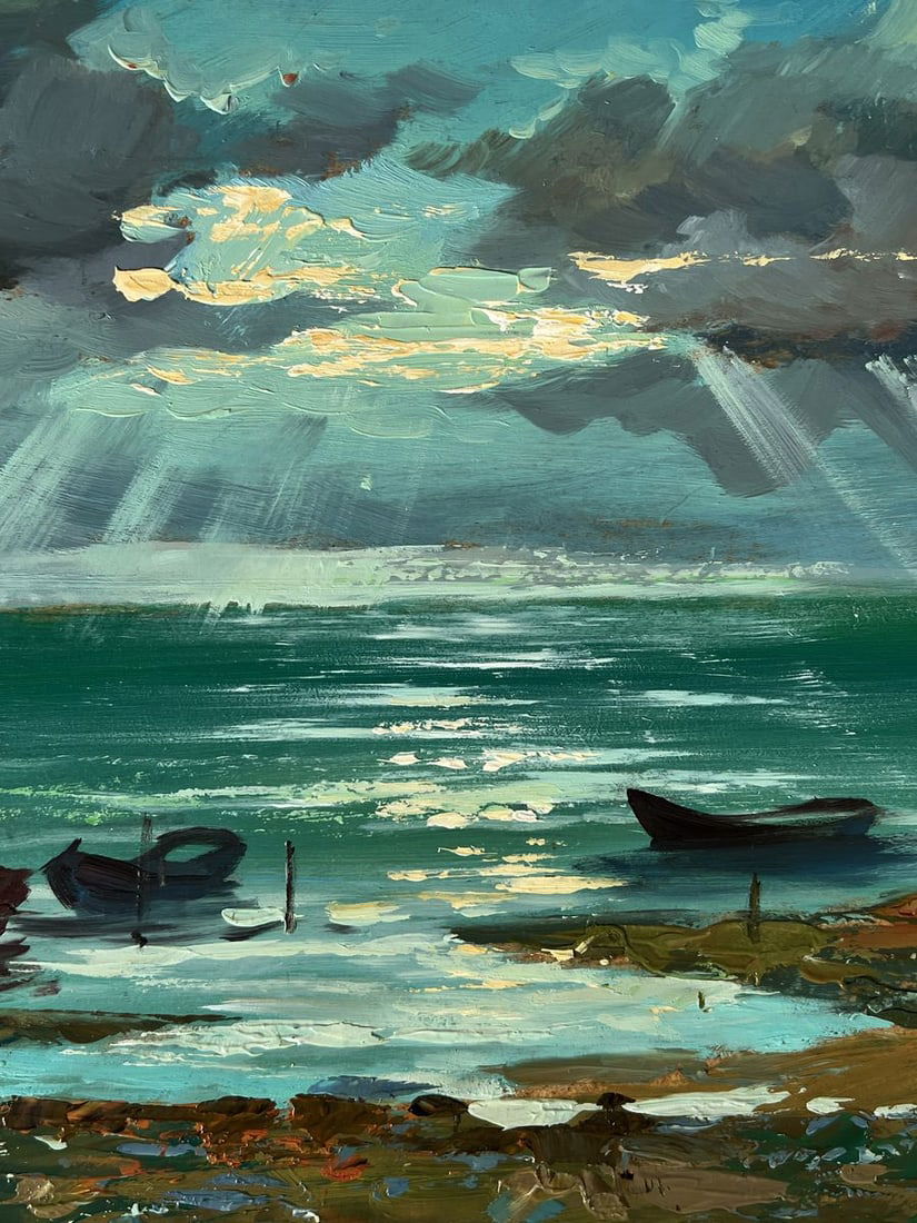 Oil painting Rays Over the Sea Yuriy Suprunchuk - 8