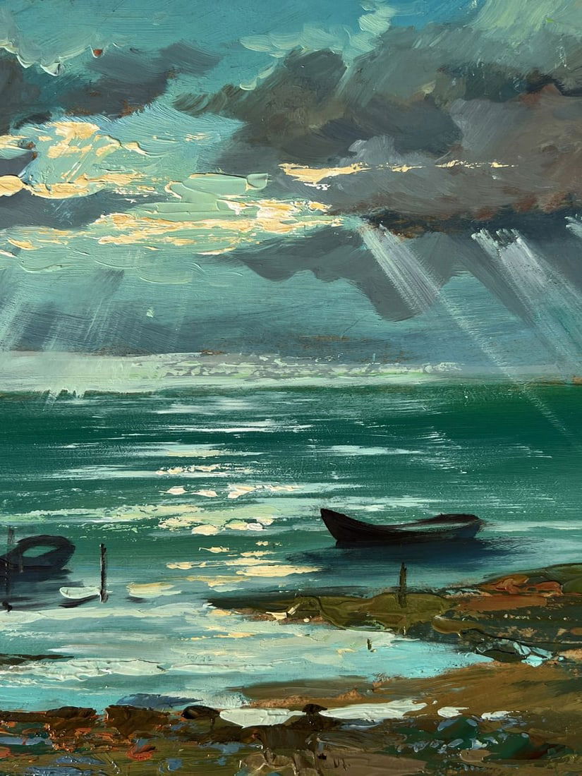 Oil painting Rays Over the Sea Yuriy Suprunchuk - 9
