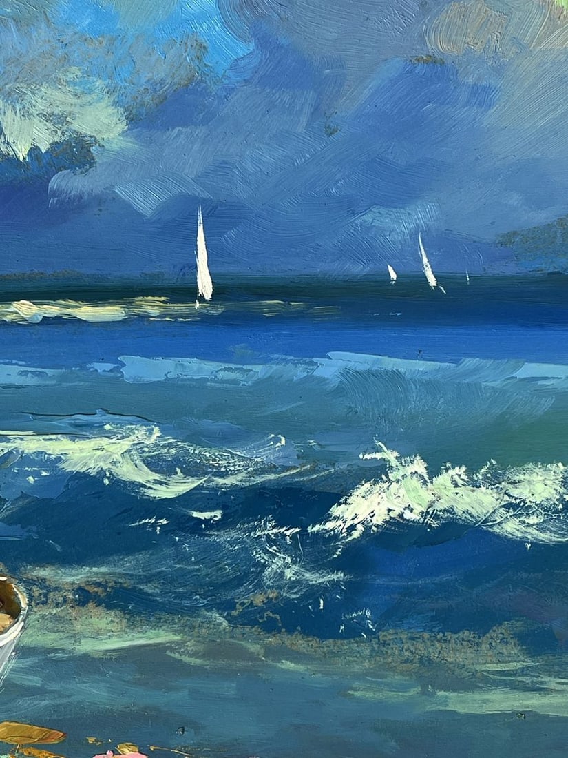 Oil painting Morning seashore Yuriy Suprunchuk - 10