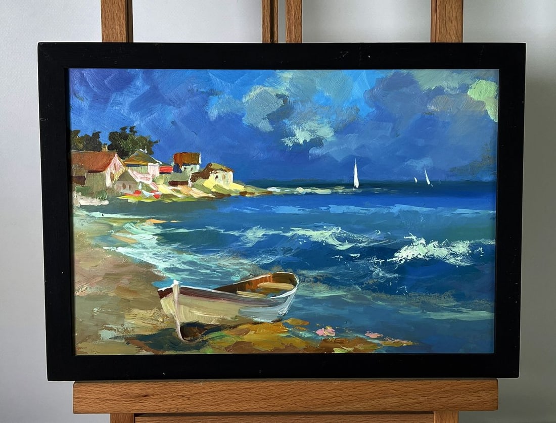 Oil painting Morning seashore Yuriy Suprunchuk - 2