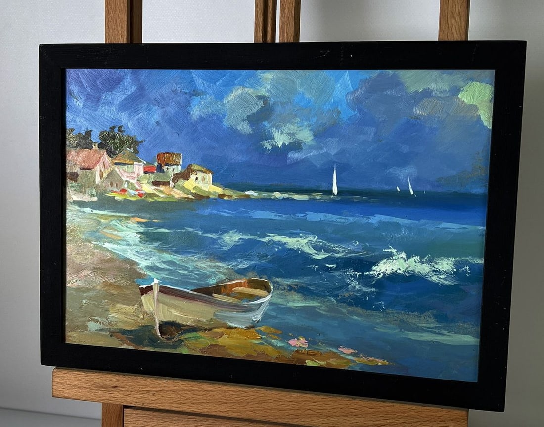 Oil painting Morning seashore Yuriy Suprunchuk - 3