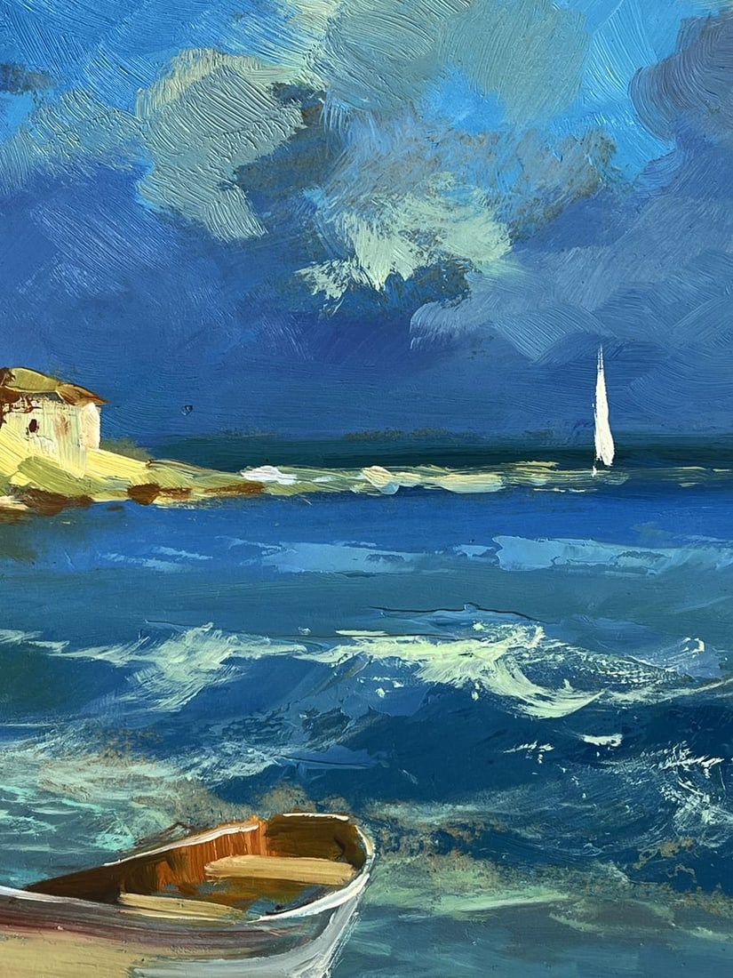 Oil painting Morning seashore Yuriy Suprunchuk - 5