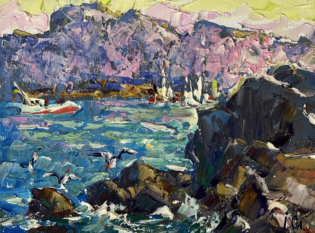 Oil painting Morning on the Coast Oleksiy Ivanyuk (1 of 11)