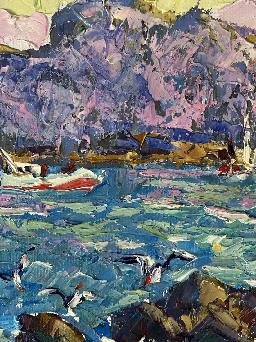 Oil painting Morning on the Coast Oleksiy Ivanyuk - 4