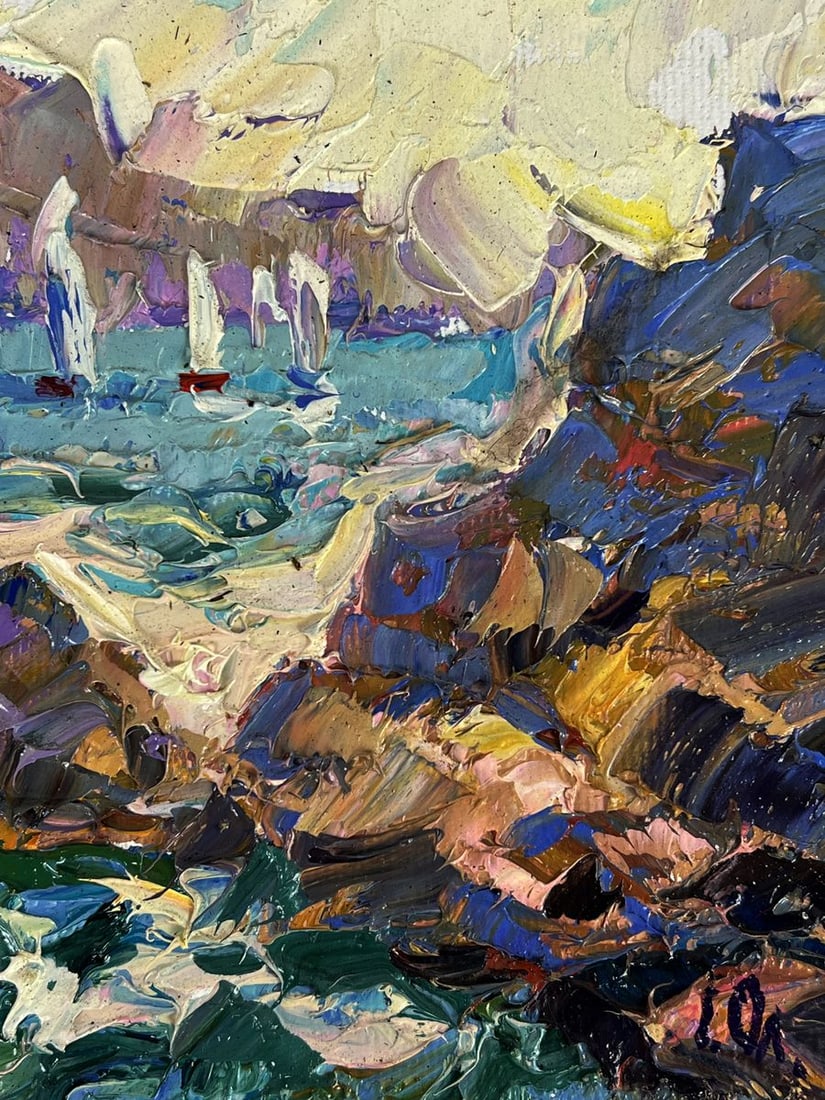 Oil painting Sunny day at the sea Oleksiy Ivanyuk - 10
