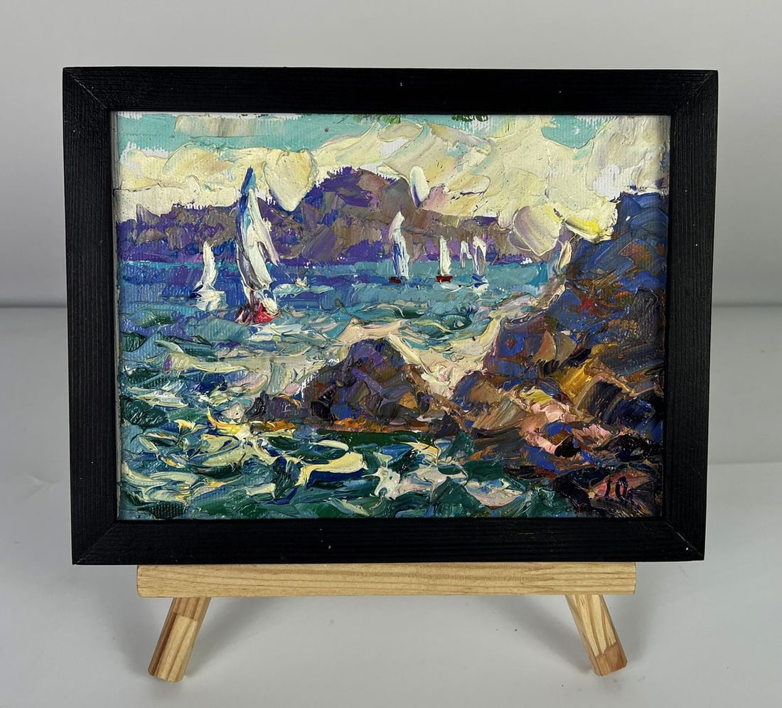 Oil painting Sunny day at the sea Oleksiy Ivanyuk - 2