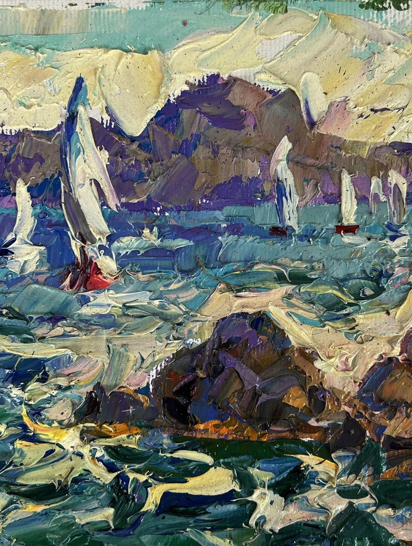 Oil painting Sunny day at the sea Oleksiy Ivanyuk - 5