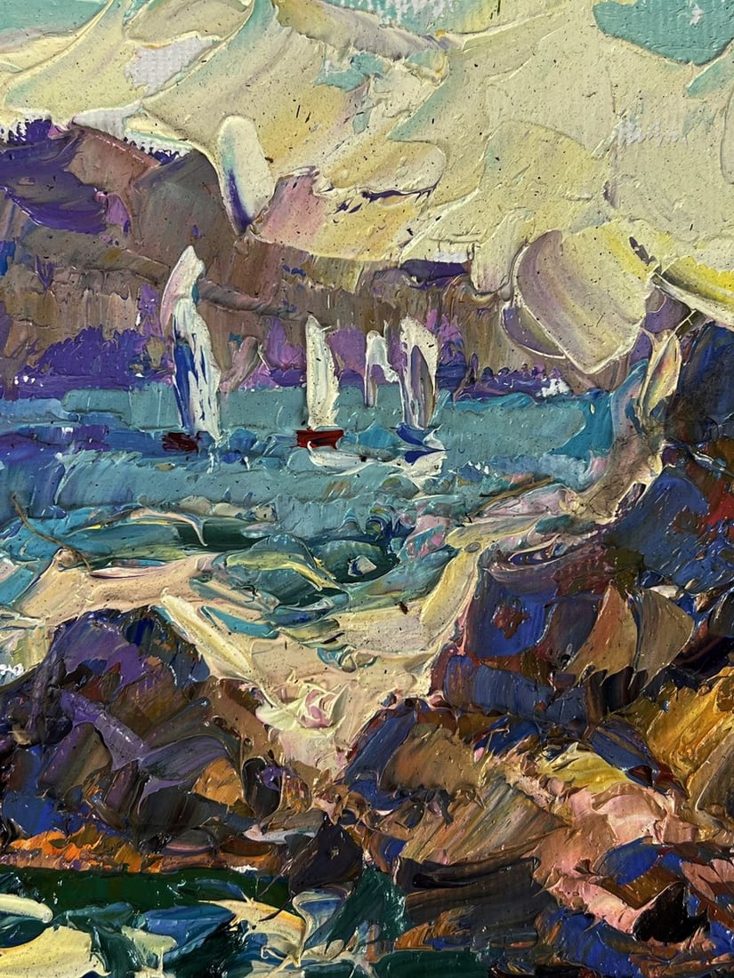 Oil painting Sunny day at the sea Oleksiy Ivanyuk - 7