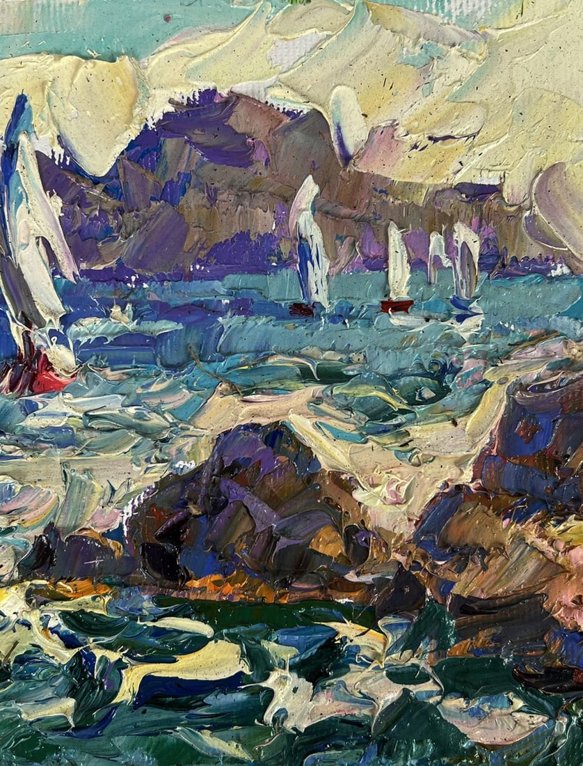 Oil painting Sunny day at the sea Oleksiy Ivanyuk - 9