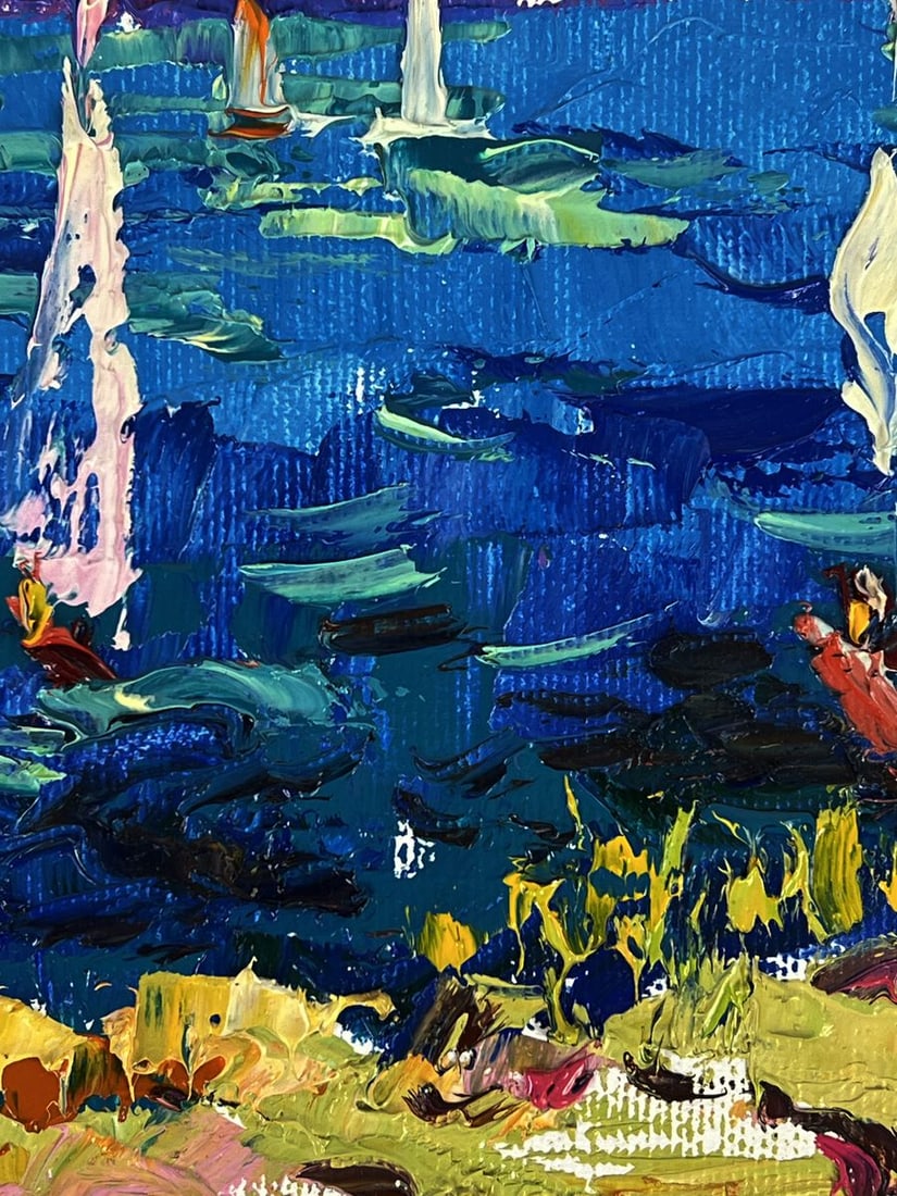 Oil painting White Sails in the Sea Oleksiy Ivanyuk - 9
